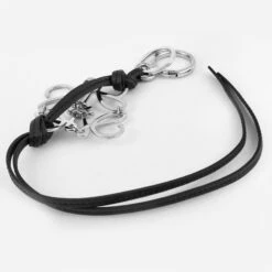 ELADY LOEWE Anagram Charm Calfskin Metal Black Keychain -Best Jewelry Store 2000 25922473 5081 48fb 8a8b fb53ddaa345b