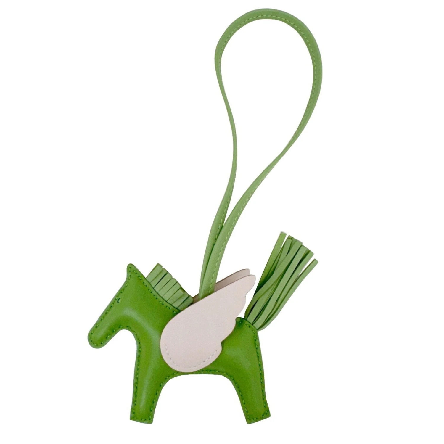 ELADY HERMES Rodeo Pegasus PM B Stamp 2023 Anjou Miro Swift Vert Yucca Mauve Pale Cricket Bag Charm Leather Women's Men's Green Light Pink 3 ELADY HERMES Rodeo Pegasus PM B Stamp 2023 Anjou Miro Swift Vert Yucca Mauve Pale Cricket Bag Charm Leather Women's Men's Green Light Pink