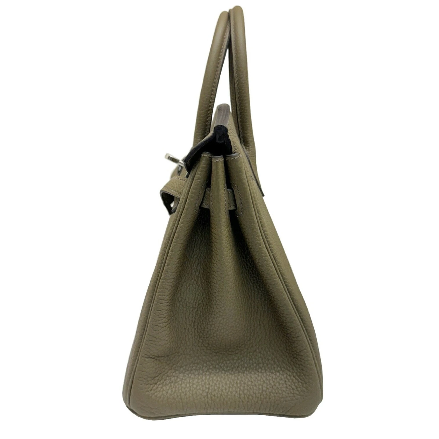 ELADY HERMES Birkin 25 Togo Tundra B Engraved 2023 Manufactured Handbag Women's Toundra Gray BRIKIN25 BK25 6 ELADY HERMES Birkin 25 Togo Tundra B Engraved 2023 Manufactured Handbag Women's Toundra Gray BRIKIN25 BK25 - Image 4