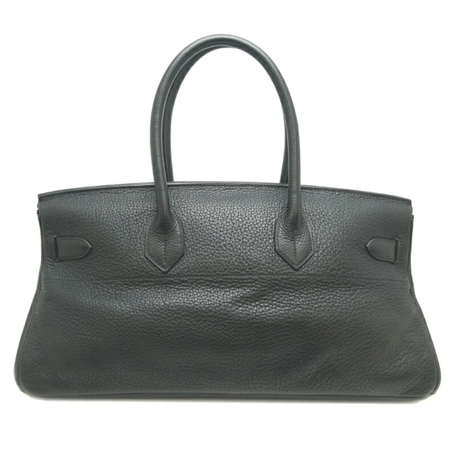 ELADY Hermes Shoulder Birkin 42 I Engraved Made In 2005 Ladies Handbag Taurillon Clemence Noir (black) X Silver (palladium) Metal Fittings 4 ELADY Hermes Shoulder Birkin 42 I Engraved Made In 2005 Ladies Handbag Taurillon Clemence Noir (black) X Silver (palladium) Metal Fittings - Image 2