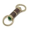 ELADY BVLGARI Keyring Keychain Charm Brown Green