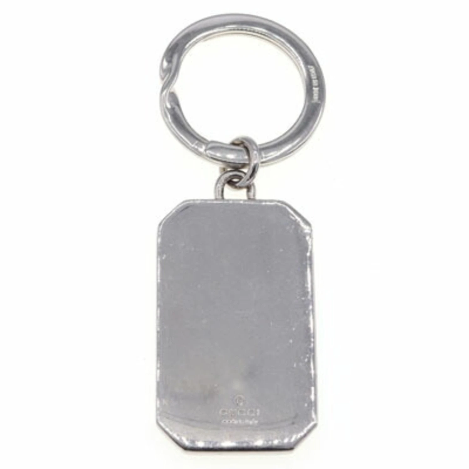 ELADY GUCCI Key Ring Shima Dark Brown Leather Metal Men's Keychain Bag Charm 4 ELADY GUCCI Key Ring Shima Dark Brown Leather Metal Men's Keychain Bag Charm - Image 2