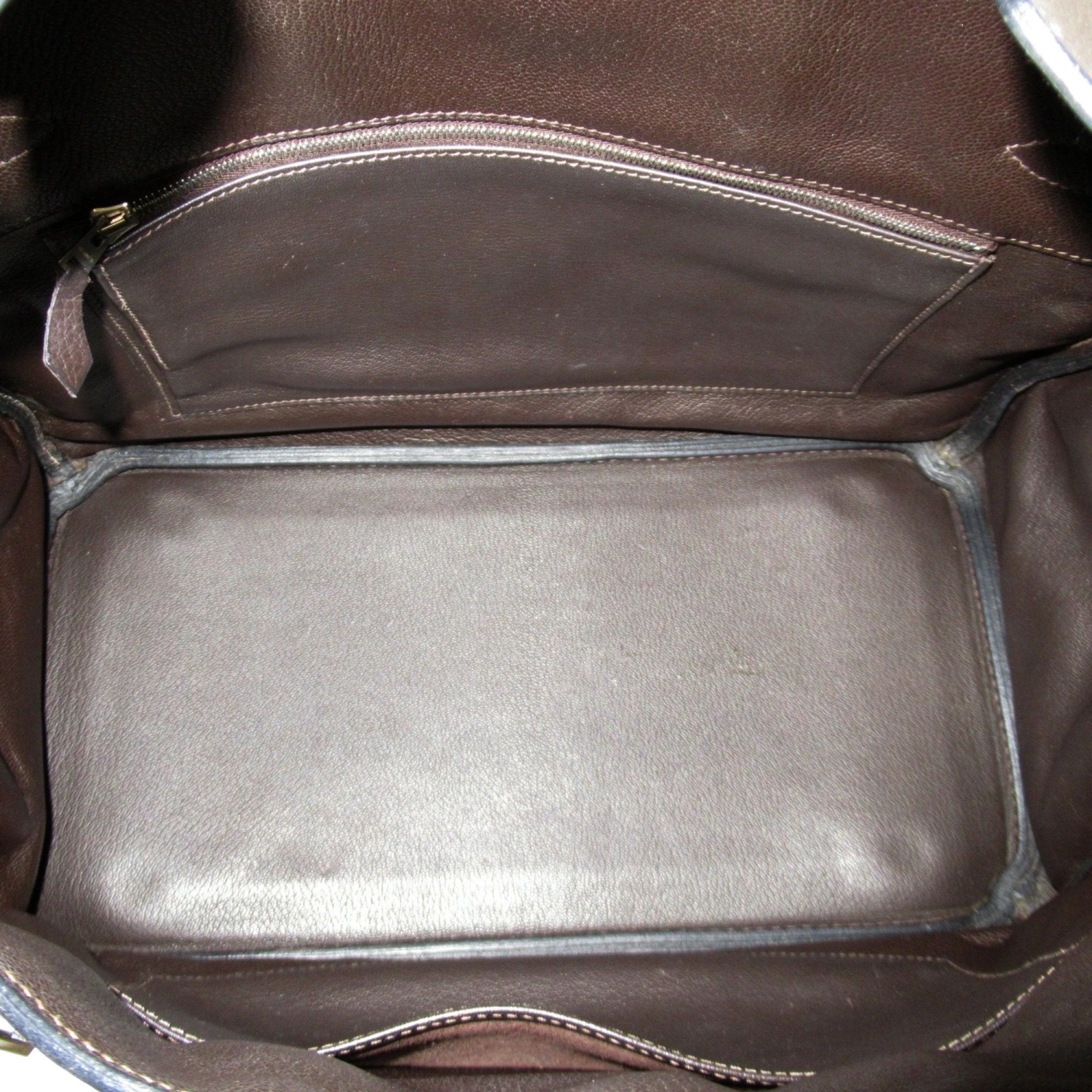 ELADY HERMES Birkin 35 Handbag Black Togo Leather Leather 7 ELADY HERMES Birkin 35 Handbag Black Togo Leather Leather - Image 5