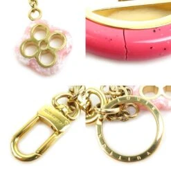 ELADY LOUIS VUITTON Charm Key Ring Portocre Color Line Keychain Metal Gold X Pink Unisex M64525 -Best Jewelry Store 2000 39773779 506b 4598 a9f8 6f4ec973f730