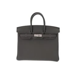 ELADY Hermes Birkin 25 Grimeier Palladium Metal Fittings U Engraved (around 2022) Ladies Togo Handbag