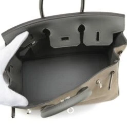 ELADY HERMES Birkin 25 Handbag Grisly Swift Griscaille Grimeyer B Stamp -Best Jewelry Store 2000 3b91ccf5 e2bf 4606 998c 548da86f4bba