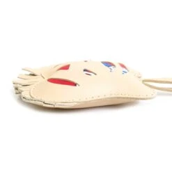 ELADY HERMES Charm Petit Ash Tiger Leather/Silk Light Beige/Multicolor Unisex -Best Jewelry Store 2000 3cfe57c0 dd32 461a 9686 25e026901379