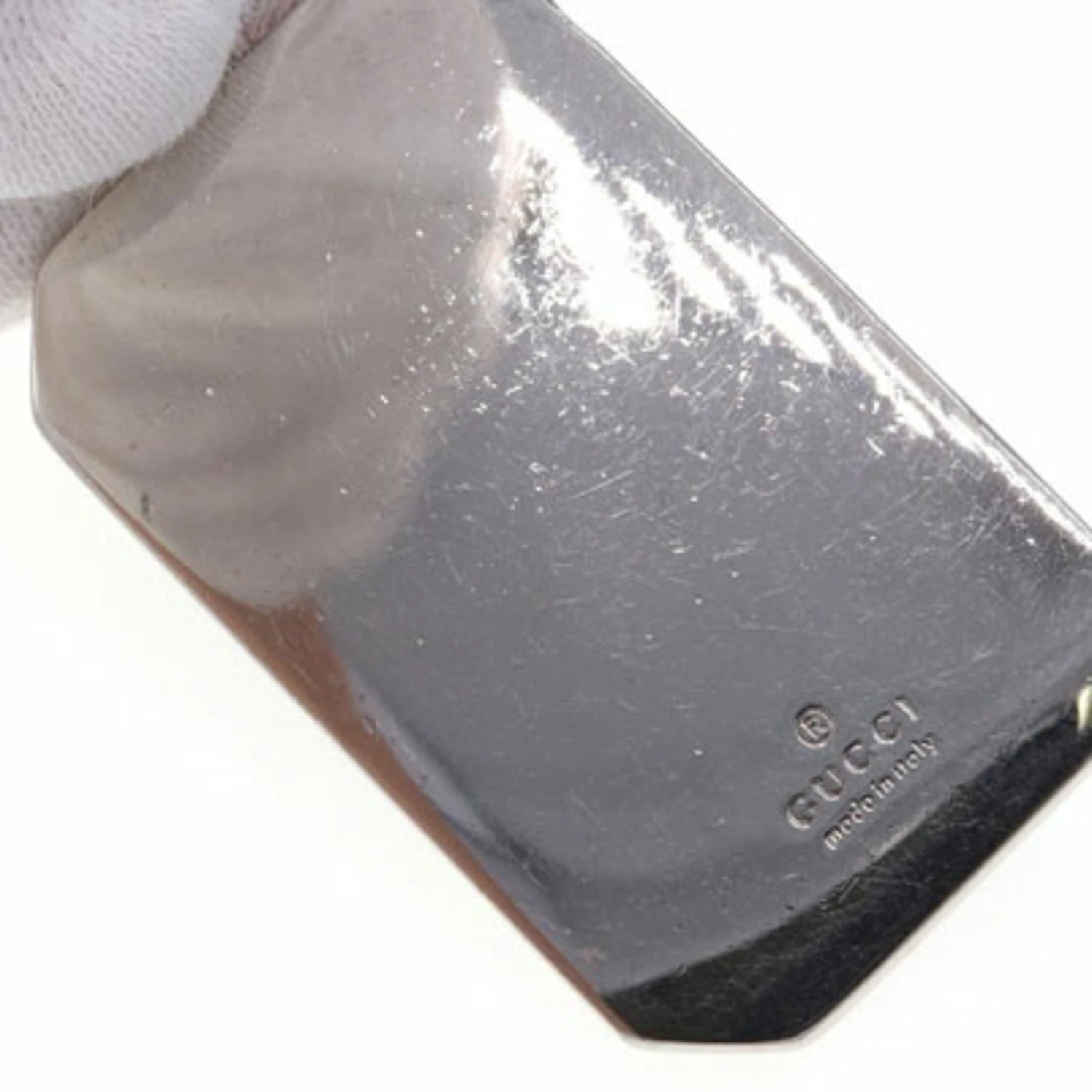 ELADY GUCCI Key Ring Shima Dark Brown Leather Metal Men's Keychain Bag Charm 9 ELADY GUCCI Key Ring Shima Dark Brown Leather Metal Men's Keychain Bag Charm - Image 7