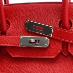 ELADY Hermes Birkin 30 Handbag Epson Rouge Kazak Silver Metal Fittings P Stamp -Best Jewelry Store 2000 41654963 aa53 4c50 879c c62bf24a769e