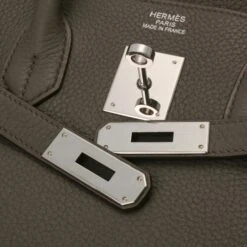 ELADY HERMES Birkin 35 Ethane Palladium Hardware O Stamp [circa 2011] Unisex Taurillon Clemence Handbag -Best Jewelry Store 2000 4b9fe311 f620 4e70 ae7b 202a316605db