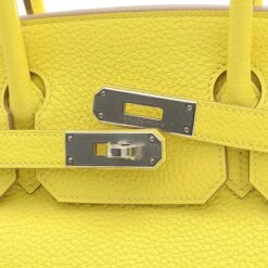 ELADY HERMES Birkin 30 Taurillon Clemence Lime Handbag Silver Hardware U Stamp -Best Jewelry Store 2000 4dc00354 1bce 43fc ad87 8c7b89df87e1