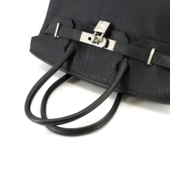 ELADY HERMES Birkin 30 Handbag Fjord Black L Engraved Silver Hardware -Best Jewelry Store 2000 4e1525e6 5292 431a 8bbb ec4f4c7dabff