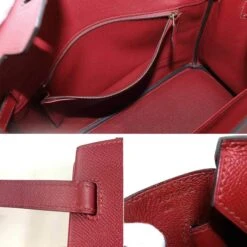 ELADY HERMES Birkin 30 Hand Bag Epson Rouge Grena X Carved Seal Gold Metal Fittings -Best Jewelry Store 2000 4e1c880b 8e8d 42aa a848 1894fb73c3e3