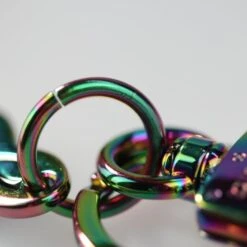 ELADY LOUIS VUITTON Portocre Key Holder M63634 Metal Rainbow Color Multicolor Logo Ring Bag Charm -Best Jewelry Store 2000 4e2eeddc 7985 4253 8e12 62476dcd3ce2