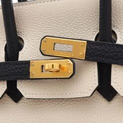 ELADY HERMES Birkin 25 Handbag Togo Cre Black B Stamp Personal -Best Jewelry Store 2000 569ab3f3 6a85 4dbe 8509 b6aecb7a18d0