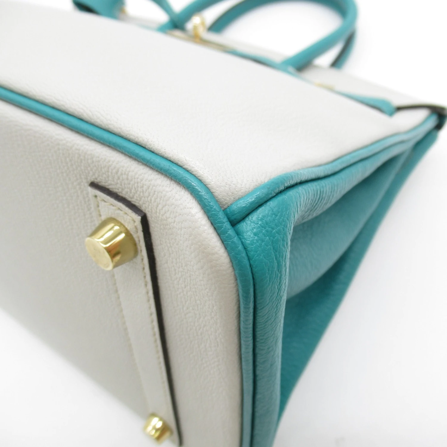 ELADY HERMES Birkin 30 Special Order Vert Veronese Gray Green Vert Veronese Shave Leather 11 ELADY HERMES Birkin 30 Special Order Vert Veronese Gray Green Vert Veronese Shave Leather - Image 9