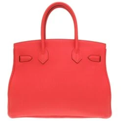 ELADY HERMES Birkin 30 Togo Rouge Pivoine R Stamped Handbag Bag Red 0156 -Best Jewelry Store 2000 5a280e47 4327 4d37 970b 2425ae1ba7cd