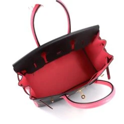 ELADY Hermes Personal SPO Birkin 30 Handbag Epson Rose Azare Black C Engraved Gold Metal Fittings -Best Jewelry Store 2000 5ae73fe1 765e 4e2e 82aa e62bf6a77b07
