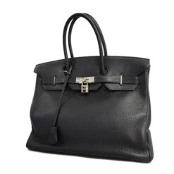 ELADY Hermes Birkin Birkin 35 H Carved Seal Women's Taurillon Clemence Leather