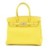 ELADY HERMES Birkin 30 Taurillon Clemence Lime Handbag Silver Hardware U Stamp -Best Jewelry Store 2000 5dfec23d 0a25 4fcd b282 a255d2878a4a