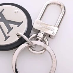 ELADY LOUIS VUITTON LV Circle Key Ring Bag Charm M67362 Silver/Black Men's -Best Jewelry Store 2000 5e8a4fdb 6378 44de a04f 0132519ae502