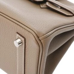 ELADY HERMES Birkin 25 Etoupe Palladium Hardware - Women's Togo Handbag 17 ELADY HERMES Birkin 25 Etoupe Palladium Hardware - Women's Togo Handbag -Best Jewelry Store 2000 6267d496 791e 4a9b 9a88 880d2acdcc18