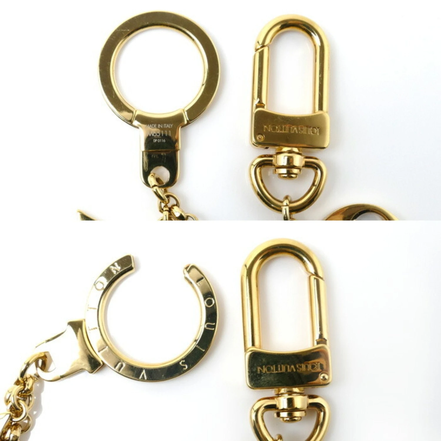 ELADY LOUIS VUITTON Fleur De Monogram Keychain Bag Charm Gold M65111 Women's 6 ELADY LOUIS VUITTON Fleur De Monogram Keychain Bag Charm Gold M65111 Women's - Image 4