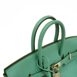 ELADY Hermes Handbag Birkin 25 X Stamp Swift Blue Atoll Silver Metal -Best Jewelry Store 2000 64490a1a 8294 4f9d a3a6 88f3a3e89baa