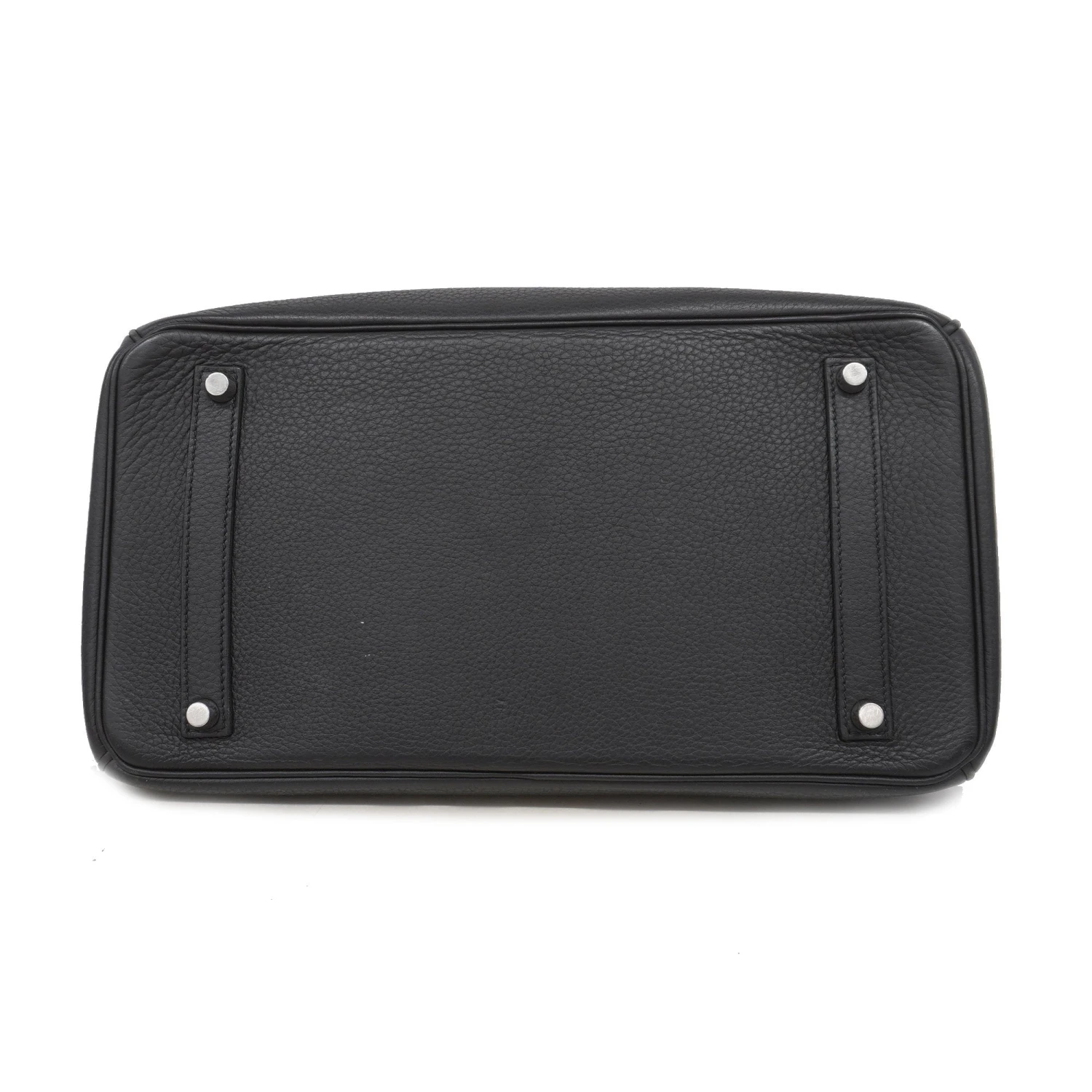 ELADY Hermes Handbag Birkin 35 L Engraved Togo Black Silver Metal 5 ELADY Hermes Handbag Birkin 35 L Engraved Togo Black Silver Metal - Image 3