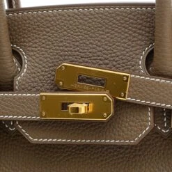 ELADY HERMES Birkin 30 Handbag Togo Etoupe W Engraved 12 ELADY HERMES Birkin 30 Handbag Togo Etoupe W Engraved -Best Jewelry Store 2000 69ea1fe4 1848 48cf 8ae9 0a1219b6d116