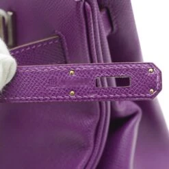 ELADY HERMES Birkin 35 Handbag Epson Anemone R Stamp 16 ELADY HERMES Birkin 35 Handbag Epson Anemone R Stamp -Best Jewelry Store 2000 6d869a0f 1f4a 4d6a be0f 1dddb993c668