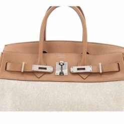 ELADY HERMES Birkin 30 Hand Bag Toile Ash Swift Beige L Stamp Silver Metal Fittings -Best Jewelry Store 2000 6ed3ea5a 12fc 46a7 aa50 8bc0bb155c30