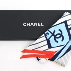 ELADY CHANEL Scarf Hair Band White Navy Red Silk 100% Ribbon Bag Charm Ladies Coco Mark 9 ELADY CHANEL Scarf Hair Band White Navy Red Silk 100% Ribbon Bag Charm Ladies Coco Mark -Best Jewelry Store 2000 71b45805 aac9 40fc 99d8 29ad56e7bbab