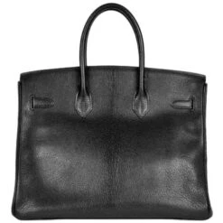 ELADY Hermes Birkin 35 Noir Chevre Coromandel R Engraved Black Handbag -Best Jewelry Store 2000 7543a00e fbfa 4384 8b75 80e8d3da32c6