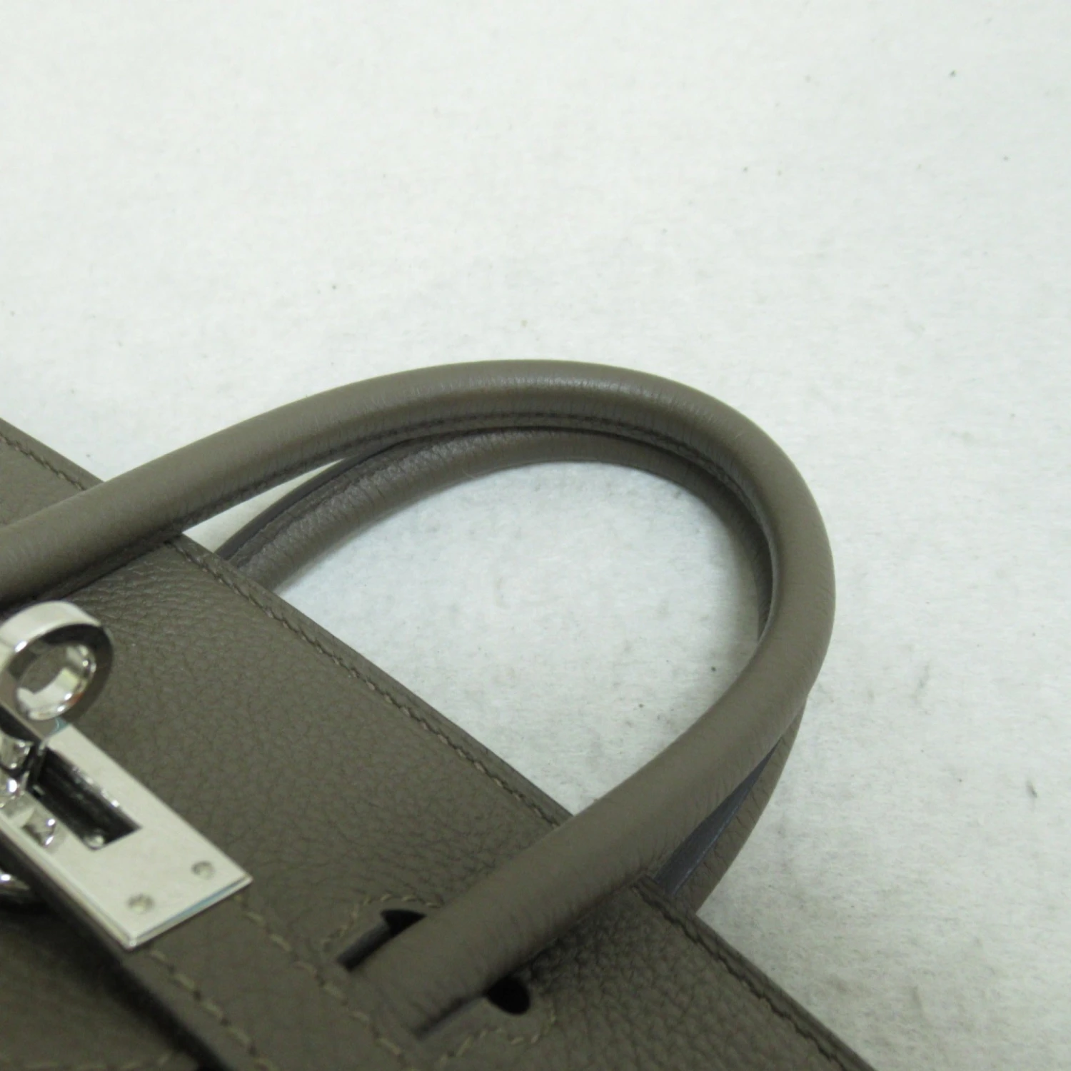 ELADY HERMES Birkin 25 Handbag Gray Taupe Togo Leather Leather 10 ELADY HERMES Birkin 25 Handbag Gray Taupe Togo Leather Leather - Image 8