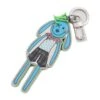 ELADY LOUIS VUITTON Porto Cle LV Rabbit Keychain MP2917 Monogram Canvas Leather Brown Blue Green Multicolor Silver Hardware Key Ring Bag Charm