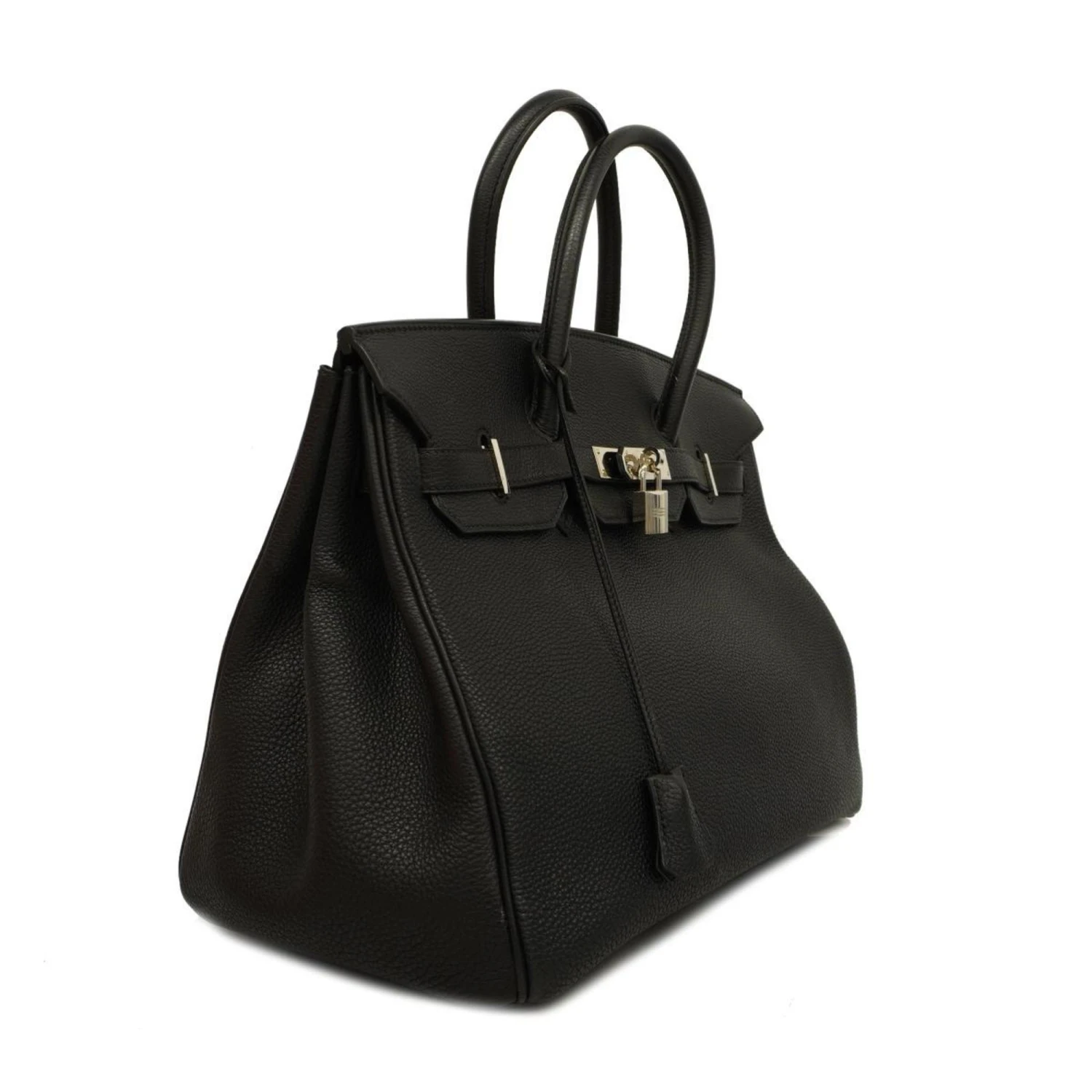 ELADY HERMES Handbag Birkin 35 G Stamp Togo Black Silver Hardware Ladies 4 ELADY HERMES Handbag Birkin 35 G Stamp Togo Black Silver Hardware Ladies - Image 2