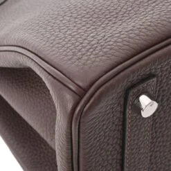ELADY HERMES Birkin 30 Chocolat Palladium Metal Fittings D Engraved [around 2019] Women's Taurillon Clemence Handbag -Best Jewelry Store 2000 7f062967 dbaf 401d 9a43 caeb66d6d98a