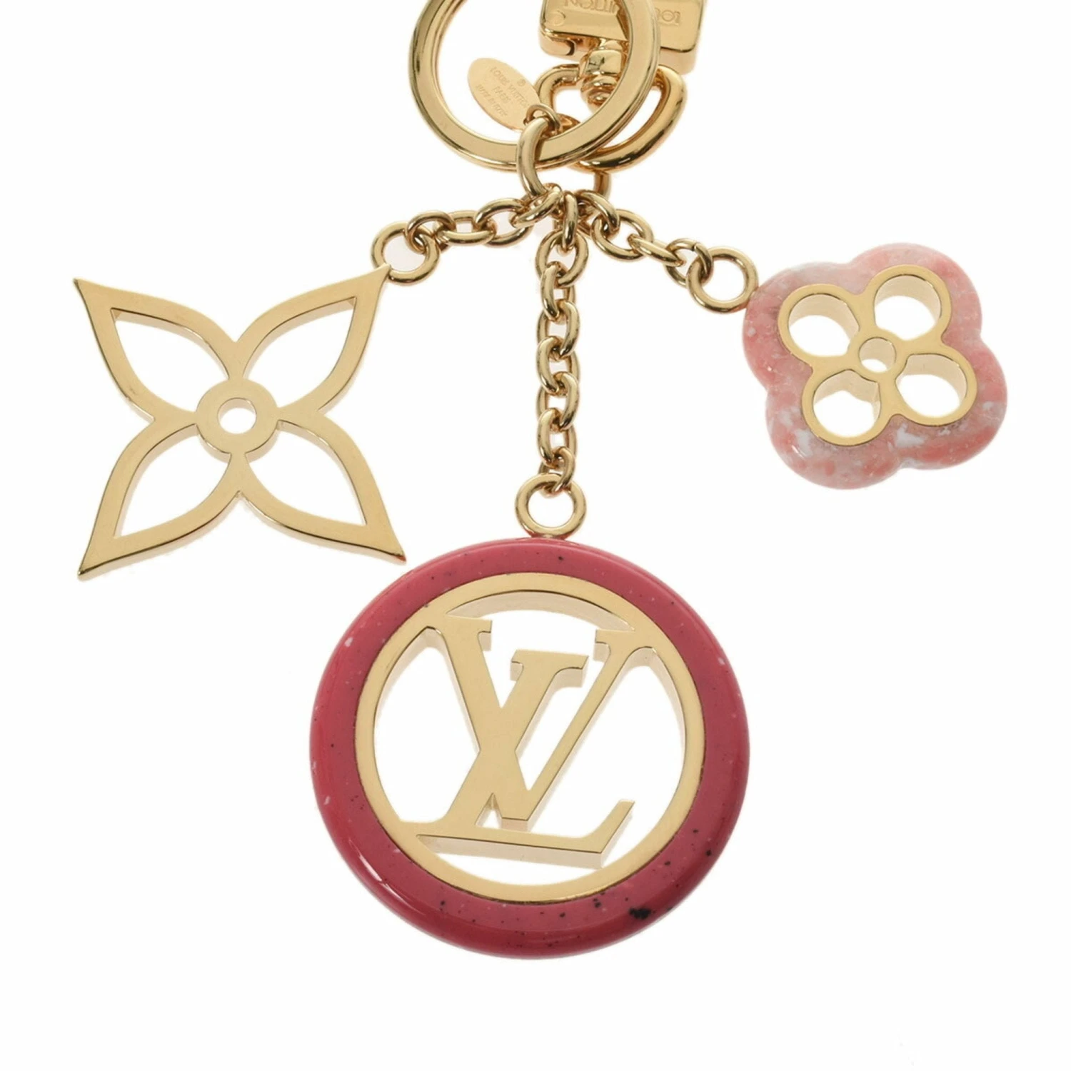 ELADY LOUIS VUITTON Porte-Cle Color Line Bag Charm Gold/Pink M64525 Women's GP Keychain 6 ELADY LOUIS VUITTON Porte-Cle Color Line Bag Charm Gold/Pink M64525 Women's GP Keychain - Image 4