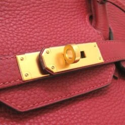ELADY HERMES Birkin 30 Taurillon Clemence Rouge Grenat X Stamp [2016] Handbag Bag Red 0157 -Best Jewelry Store 2000 80bd02b9 142a 4a19 9180 92896418ca7a