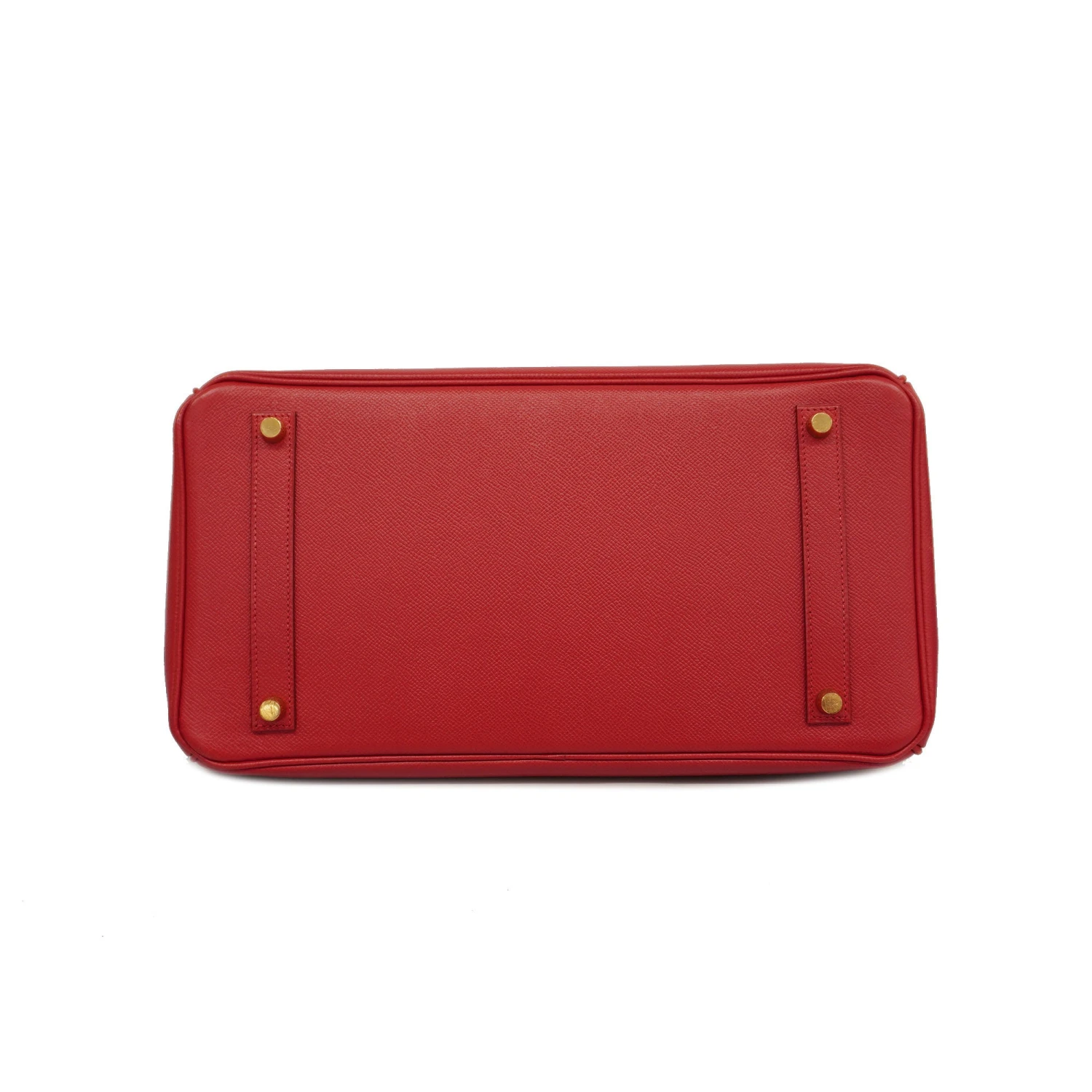 ELADY HERMESAuth Birkin 35 D Stamp Women's Courchevel Leather Handbag Rouge Vif 5 ELADY HERMESAuth Birkin 35 D Stamp Women's Courchevel Leather Handbag Rouge Vif - Image 3