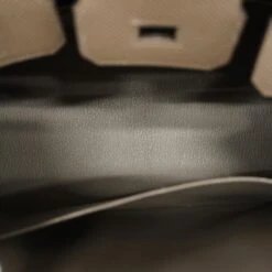 ELADY HERMES Handbag Birkin 25 B Stamped Epsom Leather Etain Ladies -Best Jewelry Store 2000 8bbb6086 4c0f 4975 b6a9 8af171931ace