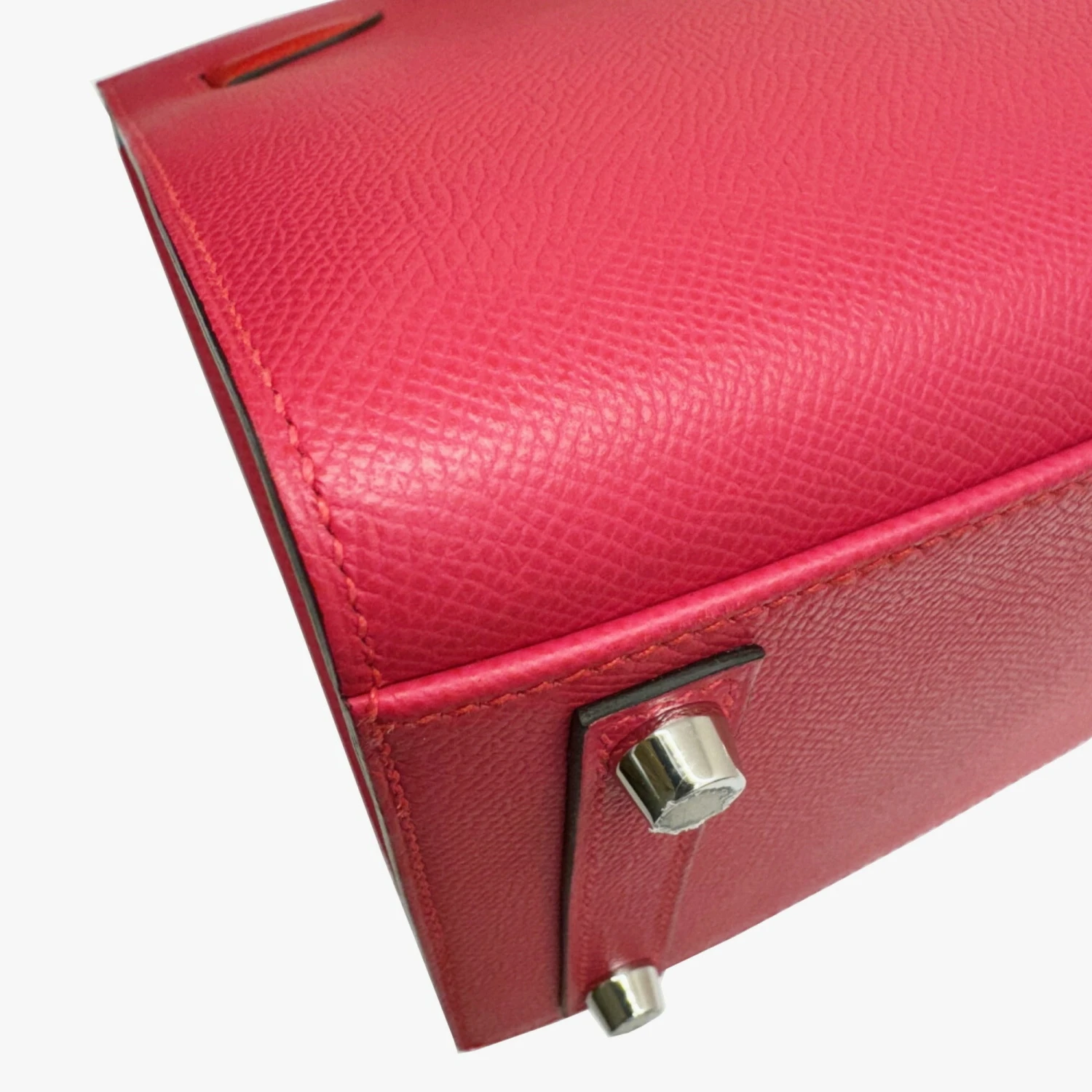 ELADY HERMES Birkin 30 Serie Kazak Epson Z Carved Handbag Rouge Cou Rose Extreme Blue Zanzibar Red Pink Vaux Women's 10 ELADY HERMES Birkin 30 Serie Kazak Epson Z Carved Handbag Rouge Cou Rose Extreme Blue Zanzibar Red Pink Vaux Women's - Image 8