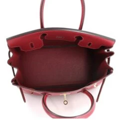 ELADY HERMES Birkin 30 Hand Bag Epson Rouge Grena X Carved Seal Gold Metal Fittings -Best Jewelry Store 2000 8cf53aa9 ceb2 4178 865a 9795a2a2163e