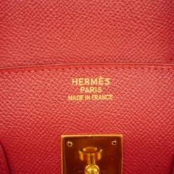 ELADY HERMESAuth Birkin 35 D Stamp Women's Courchevel Leather Handbag Rouge Vif 16 ELADY HERMESAuth Birkin 35 D Stamp Women's Courchevel Leather Handbag Rouge Vif -Best Jewelry Store 2000 8fa81ee5 64b5 49eb bcf1 c53233613eee