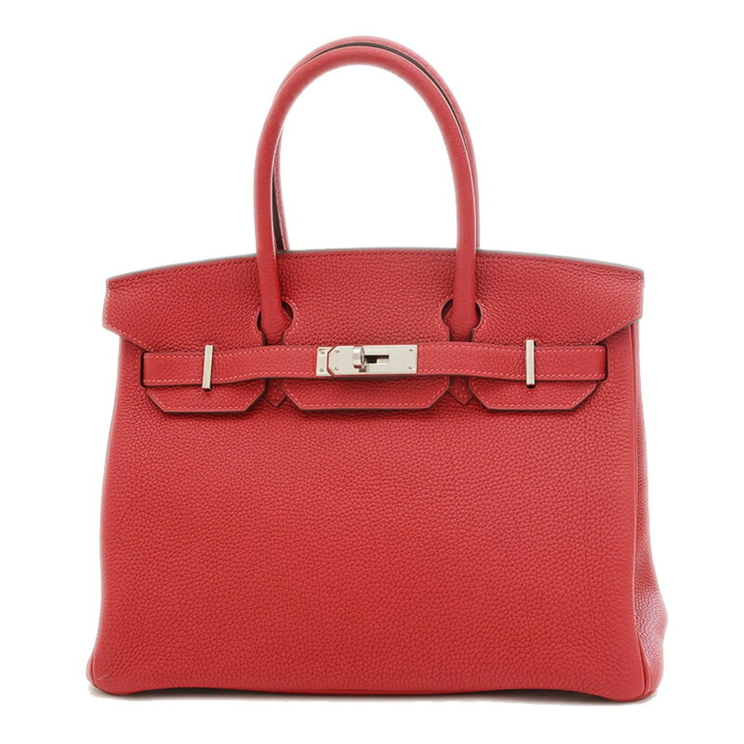 ELADY HERMES Birkin 30 Togo Handbag Rouge Kazak Y Stamp 10 ELADY HERMES Birkin 30 Togo Handbag Rouge Kazak Y Stamp - Image 8