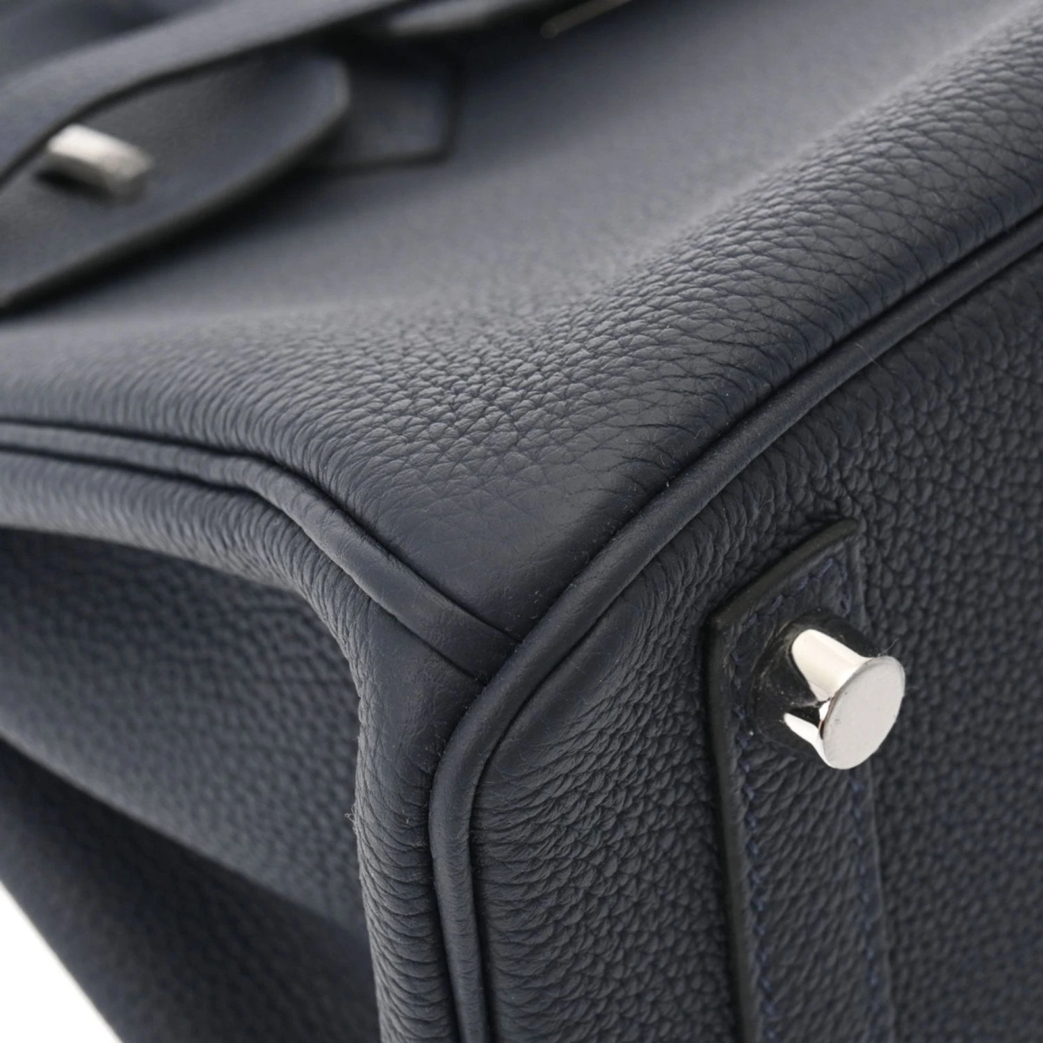 ELADY HERMES Birkin 25 Blue Nuit Palladium Hardware - Women's Togo Handbag 7 ELADY HERMES Birkin 25 Blue Nuit Palladium Hardware - Women's Togo Handbag - Image 5