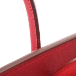 ELADY HERMES Birkin 35 Rouge Biff G Engraved [around 2003] Ladies Couchbel Handbag -Best Jewelry Store 2000 97921528 fac1 42d8 a8cf ca1d3c12d664
