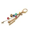 ELADY LOUIS VUITTON Portocle Grulot Bag Charm Keychain M62227 Gold Multicolor Plated Ladies