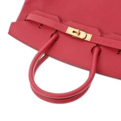 ELADY HERMES Birkin 35 Rouge Biff G Engraved [around 2003] Ladies Couchbel Handbag -Best Jewelry Store 2000 98f39b37 484f 4a3f 8895 37abbe95ec0b